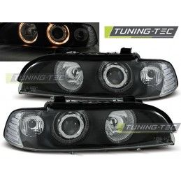 HEADLIGHTS ANGEL EYES BLACK fits BMW E39 09.95-06.03, Serie 5 E39