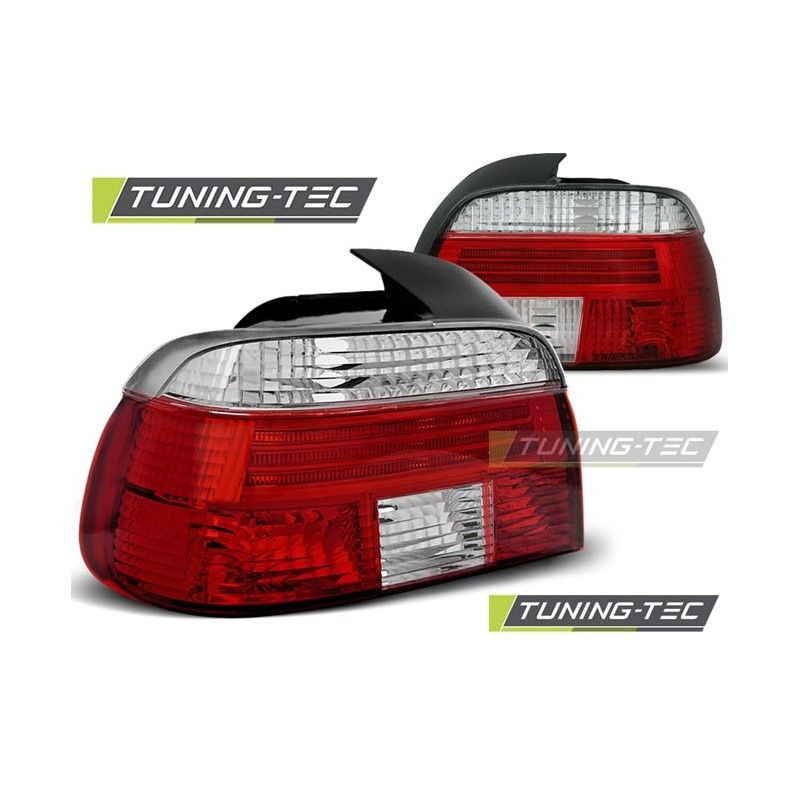 TAIL LIGHTS RED WHITE fits BMW E39 09.95-08.00, Serie 5 E39