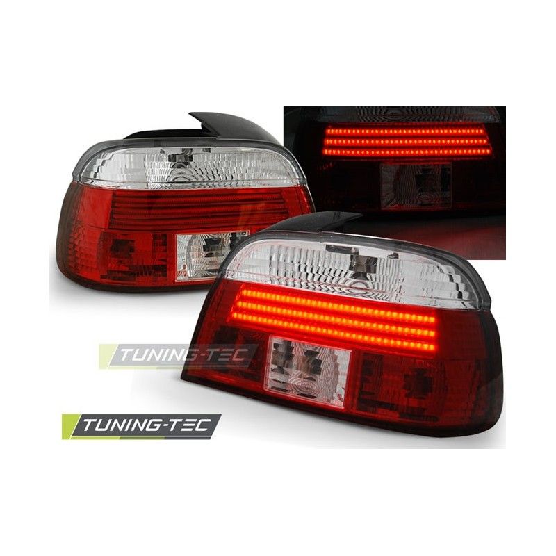 LED BAR TAIL LIGHTS RED WHIE fits BMW E39 09.95-08.00, Serie 5 E39