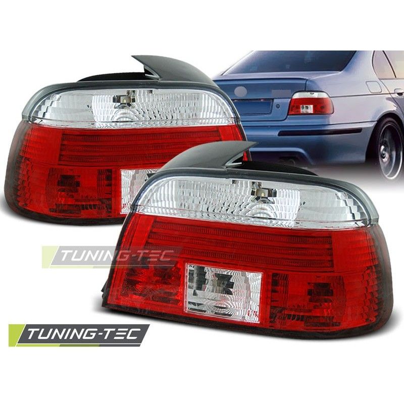 TAIL LIGHTS RED WHITE fits BMW E39 09.95-08.00, Serie 5 E39