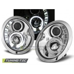 HEADLIGHTS DAYLIGHT CHROME fits BMW MINI (COOPER) 05.01-10.06, Cooper R50/R52/R53 01-07