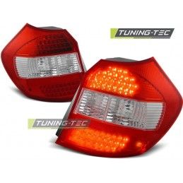 LED TAIL LIGHTS RED WHITE fits BMW E87 04-08.07, Serie 1 E81/E87