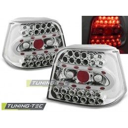 LED TAIL LIGHTS CHROME fits VW GOLF 4 09.97-09.03, Golf 4