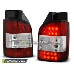 LED TAIL LIGHTS RED WHITE fits VW T5 04.03-09, T5