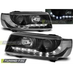 HEADLIGHTS DAYLIGHT BLACK fits VW PASSAT B4 11.93-05.97, Passat B4 93-96