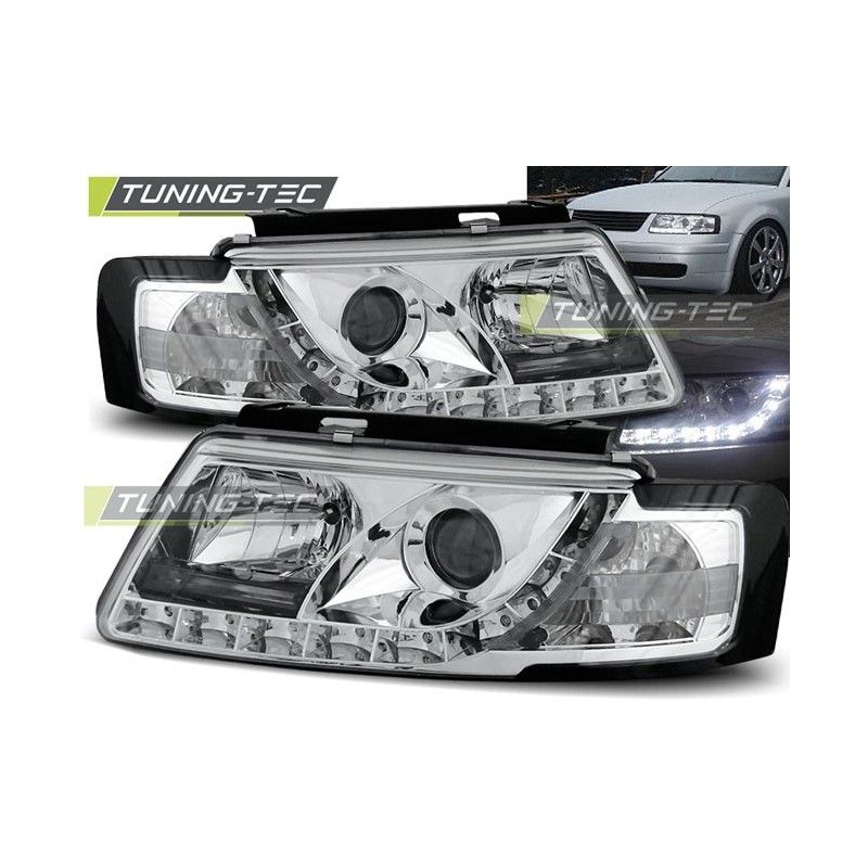 HEADLIGHTS DAYLIGHT CHROME fits VW PASSAT B5 3B 11.96-08.00, Passat B5 96-05