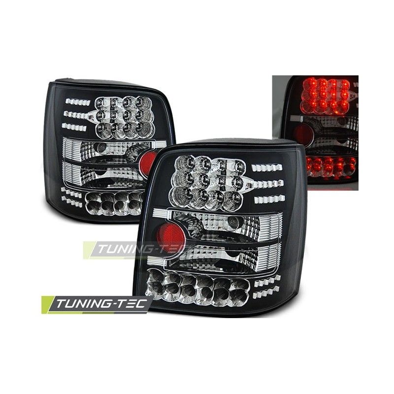 LED TAIL LIGHTS BLACK fits VW PASSAT B5 11.96-08.00 VARIANT, Passat B5 96-05