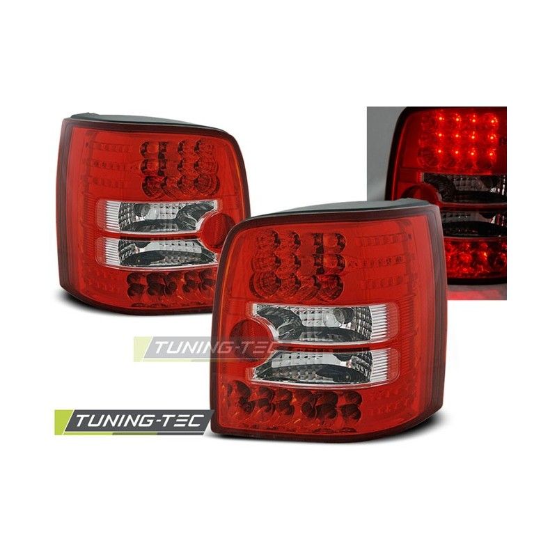 LED TAIL LIGHTS RED WHITE fits VW PASSAT B5 11.96-08.00 VARIANT, Passat B5 96-05