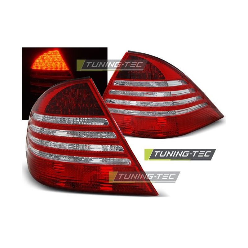 LED TAIL LIGHTS RED WHITE fits MERCEDES W220 S-KLASA 09.98-05.05, Classe S W220