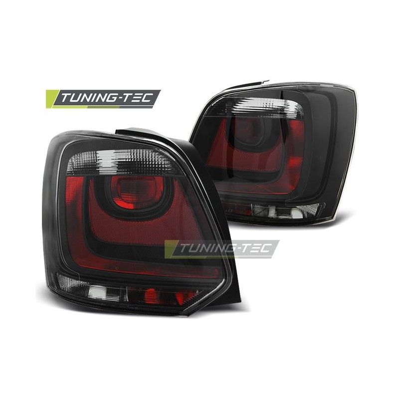 TAIL LIGHTS RED WHITE SMOKE SPORT fits VW POLO 09-14 , Eclairage Volkswagen