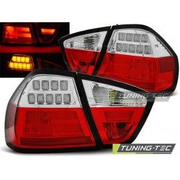 LED BAR TAIL LIGHTS RED WHIE fits BMW E90 03.05-08.08, Serie 3 E90/E91