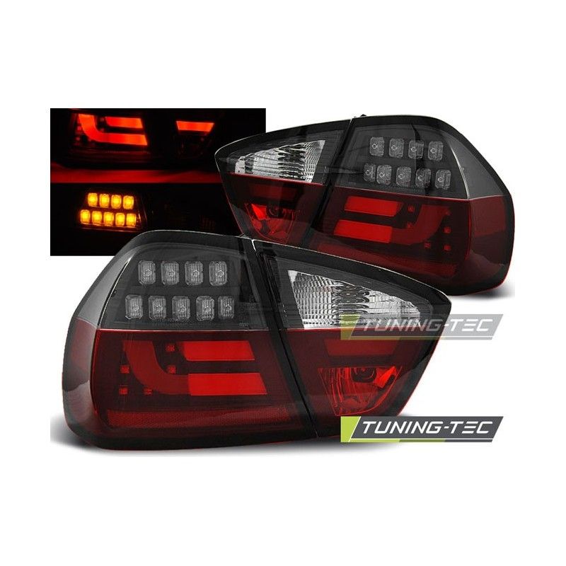 LED BAR TAIL LIGHTS RED WHIE BLACK fits BMW E90 03.05-08.08, Serie 3 E90/E91