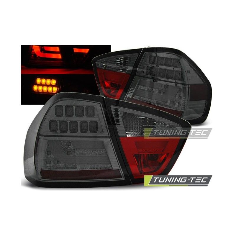 LED BAR TAIL LIGHTS SMOKE fits BMW E90 03.05-08.08, Serie 3 E90/E91