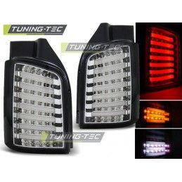 LED TAIL LIGHTS CHROME BLACK fits VW T5 04.03-09 / 10-15, T5