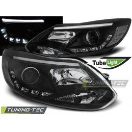 FORD FOCUS MK3 11- 10.14 TUBE LIGHTS BLACK, Focus III 2010+