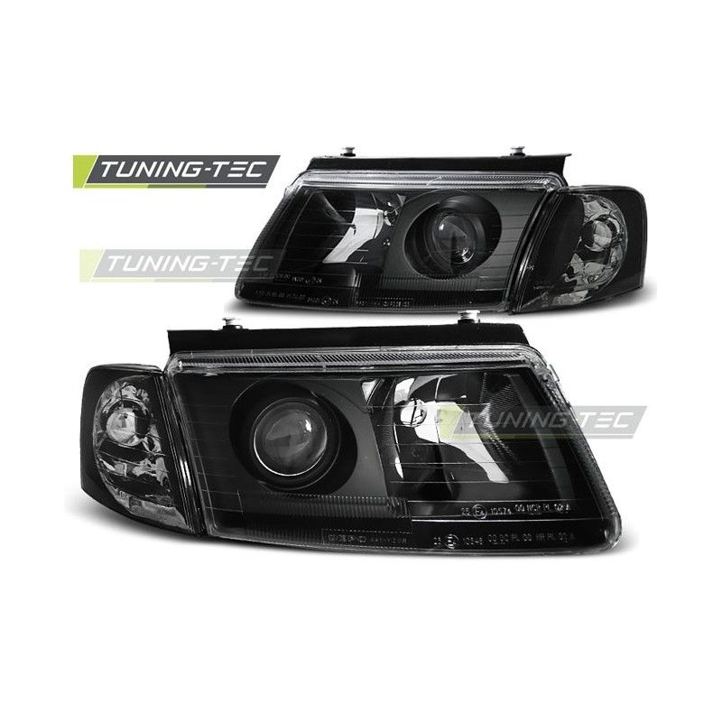 HEADLIGHTS BLACK fits VW PASSAT B5 3B 11.96-08.00, Passat B5 96-05