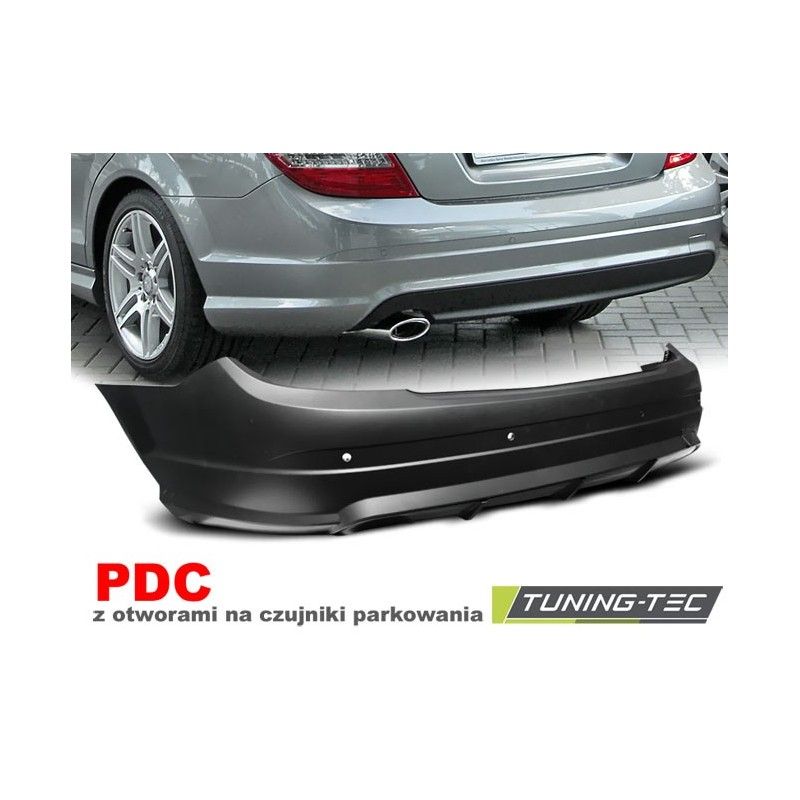 REAR BUMPER SPORT PDC fits MERCEDES W204 07-10 SEDAN, W204