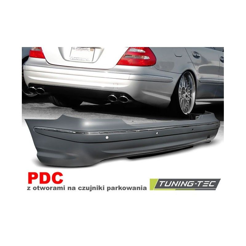 REAR BUMPER SPORT PDC fits MERCEDES W211 06-09 SEDAN, Classe E W211