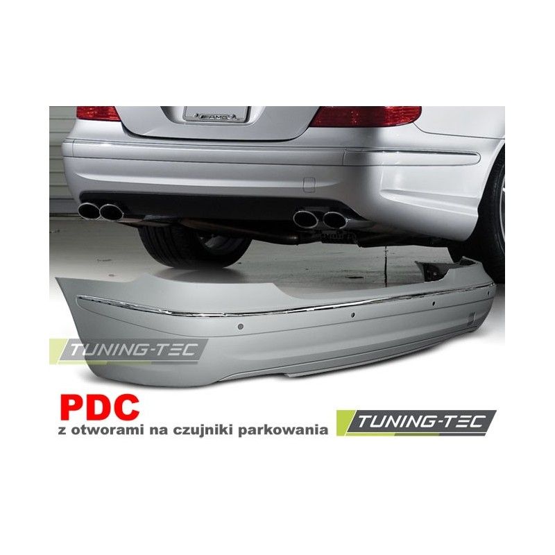 REAR BUMPER SPORT PDC fits MERCEDES W211 02-06 SEDAN, Classe E W211