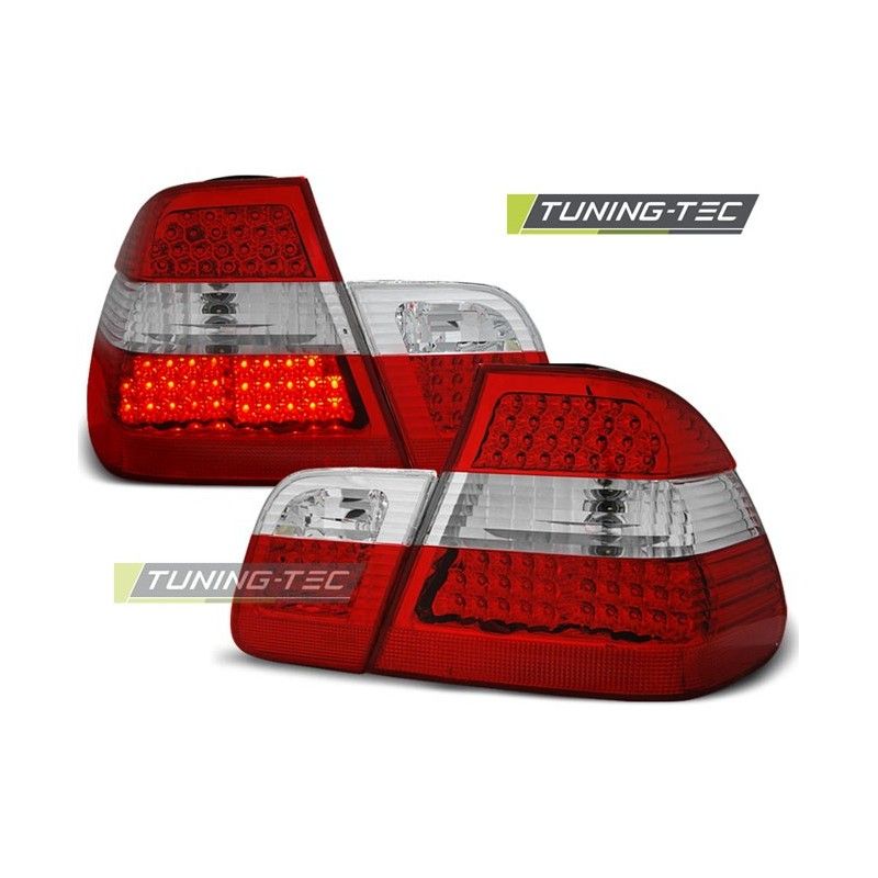 LED TAIL LIGHTS RED WHITE fits BMW E46 05.98-08.01 SEDAN, Serie 3 E46 Berline/Touring