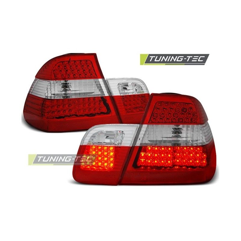 LED TAIL LIGHTS RED WHITE fits BMW E46 09.01-03.05 SEDAN, Serie 3 E46 Berline/Touring