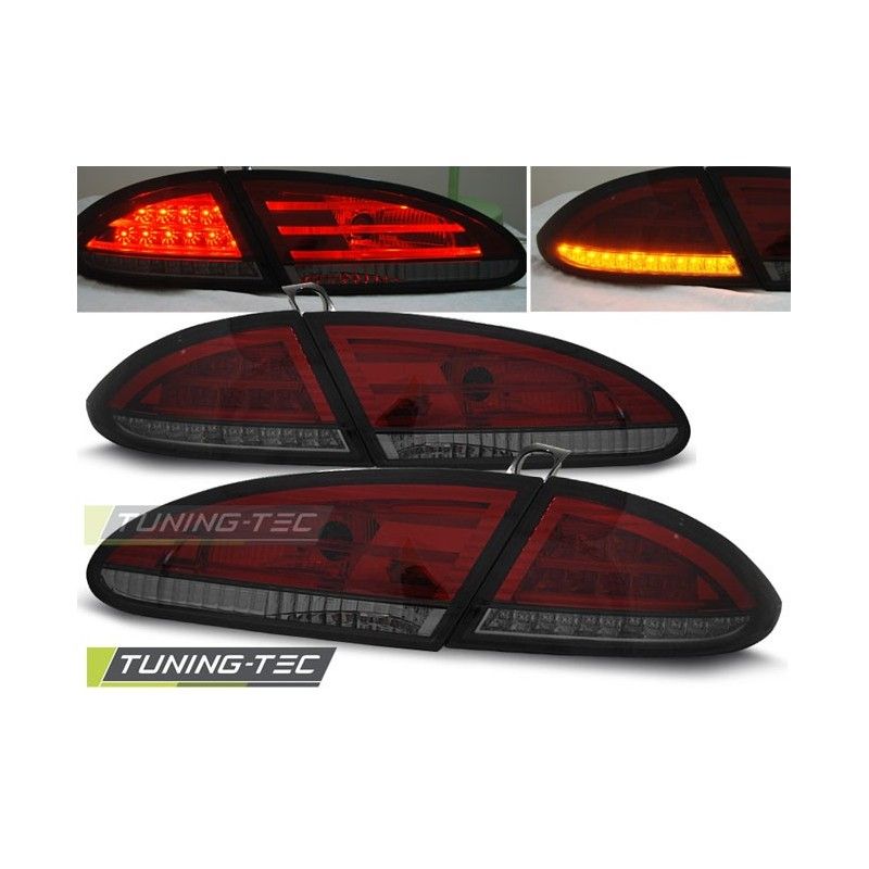 LED TAIL LIGHTS RED SMOKE fits SEAT LEON 06.05-09, Leon II 05-12