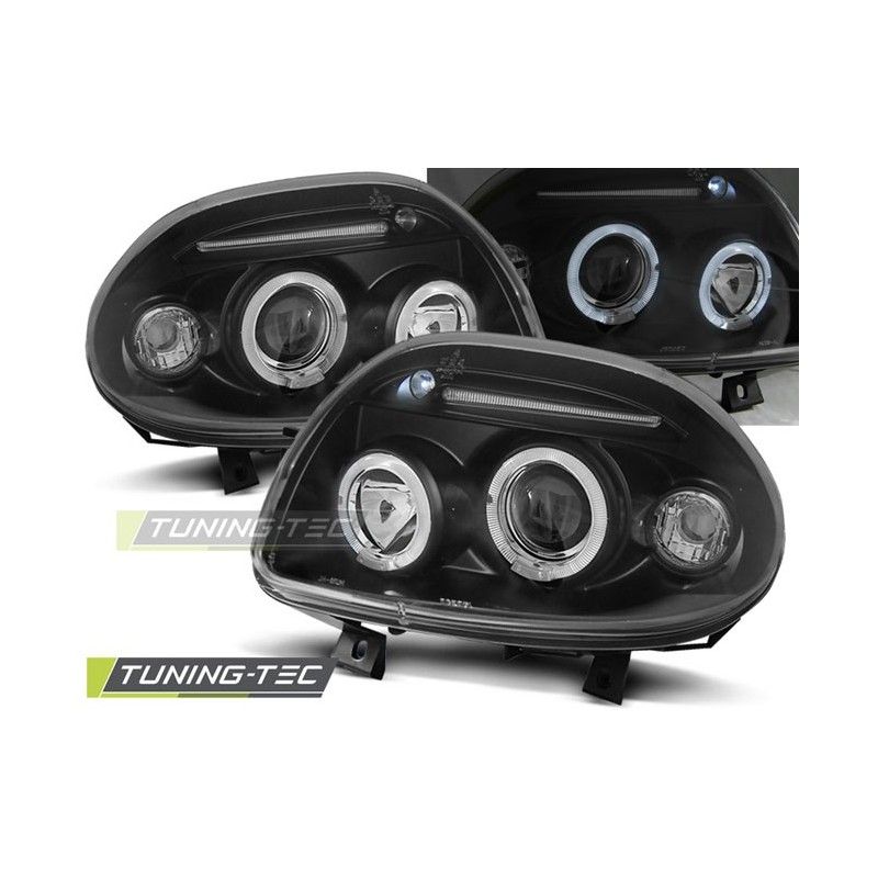 RENAULT CLIO II 09.98-05.01 ANGEL EYES BLACK, Clio II 98-05