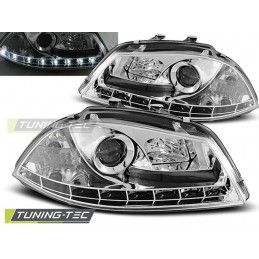 HEADLIGHTS DAYLIGHT CHROME fits SEAT IBIZA 6L 04.02-08, Ibiza 6L 02-08