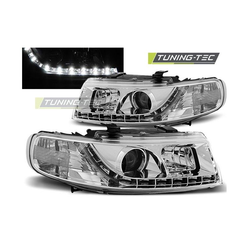 HEADLIGHTS DAYLIGHT CHROME fits SEAT LEON / TOLEDO 04.99-08.04, Leon I 99-06