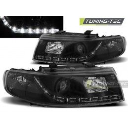 HEADLIGHTS DAYLIGHT BLACK fits SEAT LEON / TOLEDO 04.99-08.04, Leon I 99-06