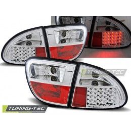 LED TAIL LIGHTS CHROME fits SEAT LEON 04.99-08.04, Leon I 99-06