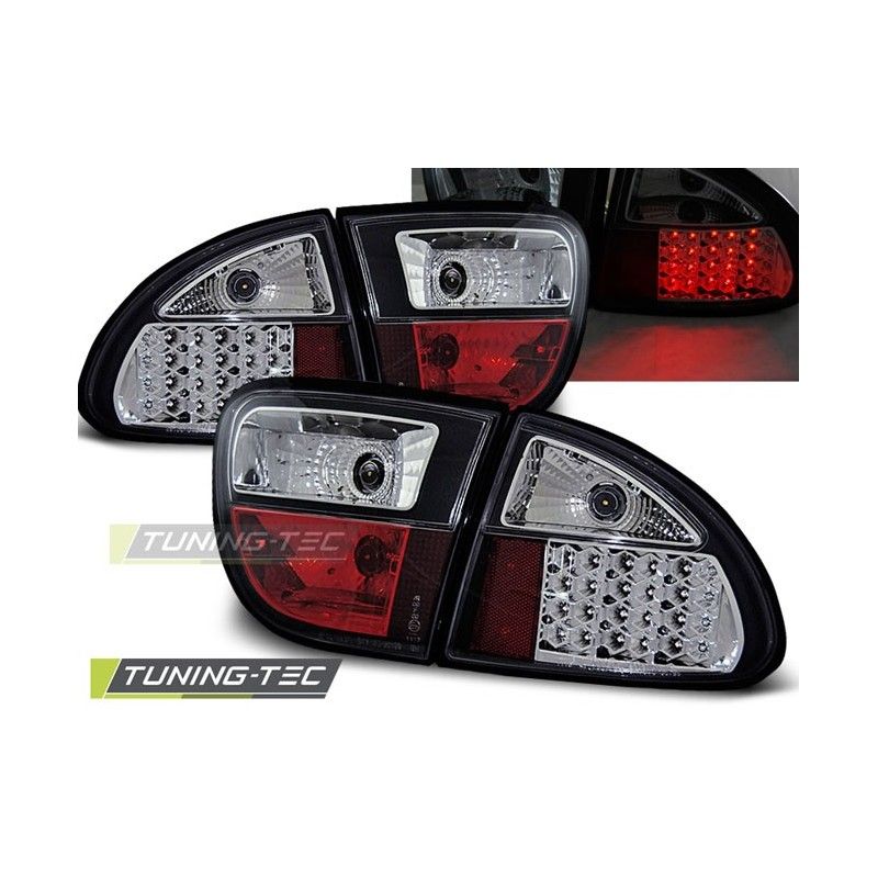 LED TAIL LIGHTS BLACK fits SEAT LEON 04.99-08.04, Leon I 99-06