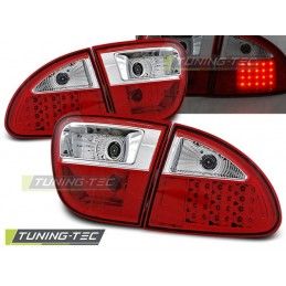 LED TAIL LIGHTS RED WHITE fits SEAT LEON 04.99-08.04, Leon I 99-06