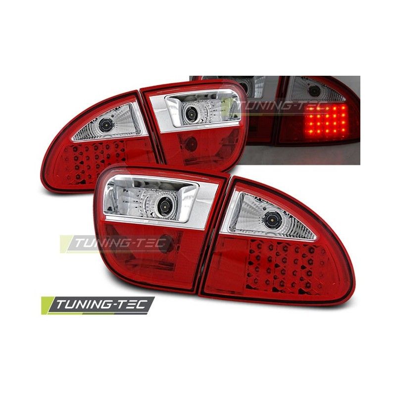 LED TAIL LIGHTS RED WHITE fits SEAT LEON 04.99-08.04, Leon I 99-06