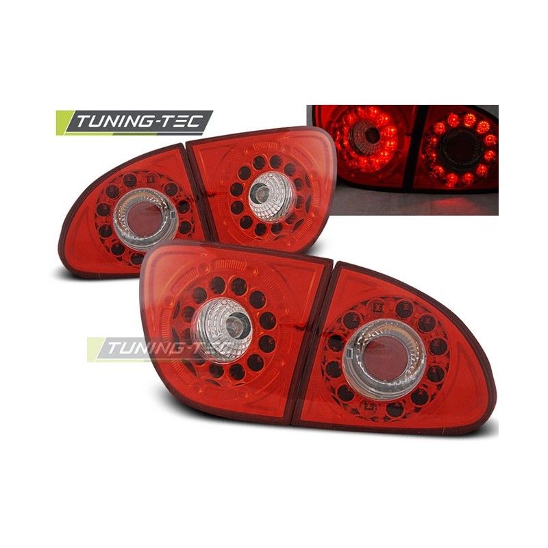 LED TAIL LIGHTS RED WHITE fits SEAT LEON 04.99-08.04, Leon I 99-06