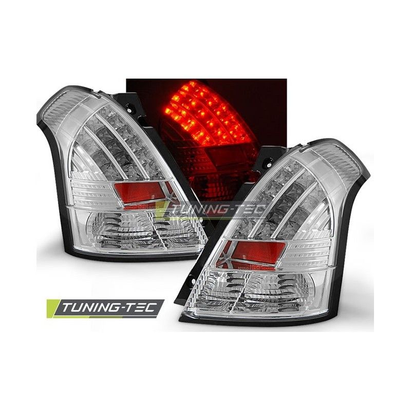 SUZUKI SWIFT 05.05-10 CHROME LED, Swift I 04-11