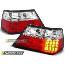 LED TAIL LIGHTS RED WHITE fits MERCEDES W124 E-KLASA 01.85-06.95, Classe E W124