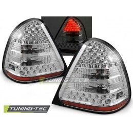 LED TAIL LIGHTS CHROME fits MERCEDES W202 C-KLASA 06.93-06.00, Classe C W202