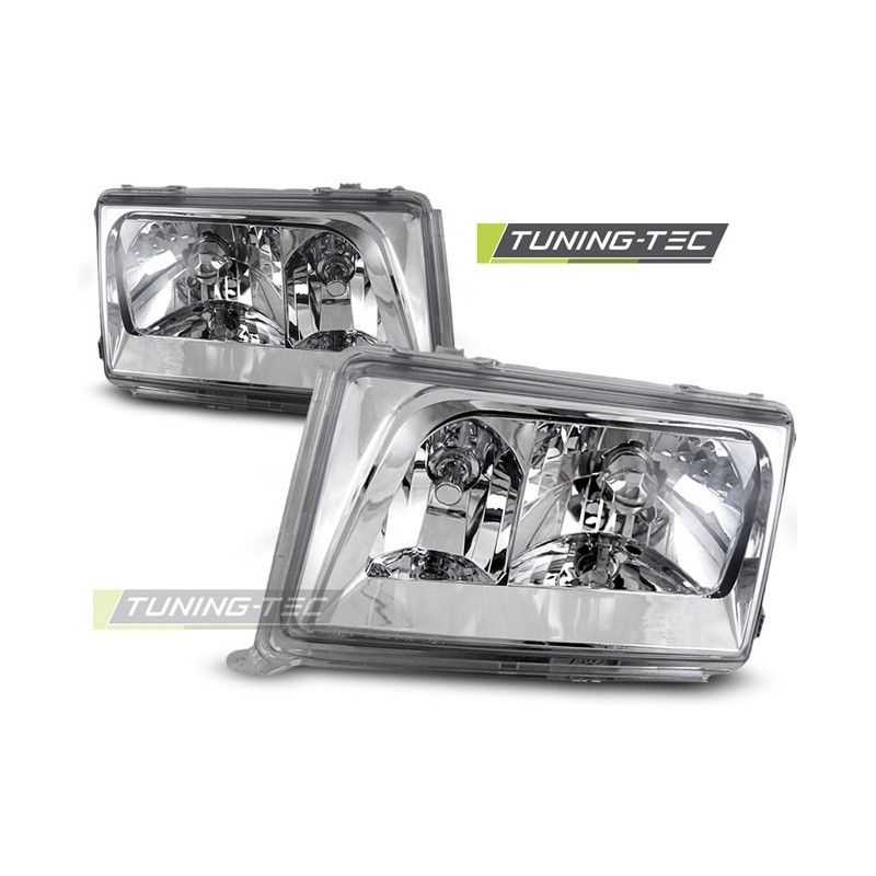 HEADLIGHTS CHROME fits MERCEDES W124 01.85-04.93, Classe E W124