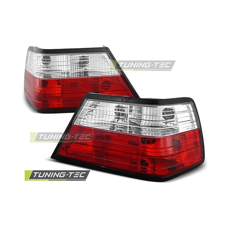 TAIL LIGHTS RED WHITE fits MERCEDES W124 E-KLASA 01.85-06.95, Classe E W124