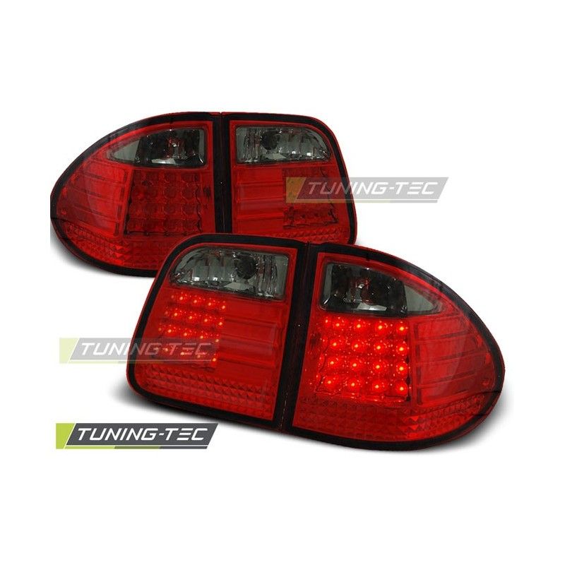 LED TAIL LIGHTS RED SMOKE fits MERCEDES W210 95-03.02 KOMBI, Classe E W210