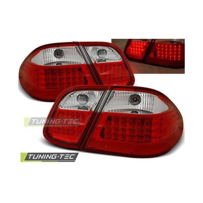 LED TAIL LIGHTS RED WHITE fits MERCEDES W208 CLK 03.97-04.02, Clk W208