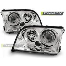 HEADLIGHTS CHROME fits MERCEDES W140 S-KLASA 03.91-10.98, Classe S w126/W140