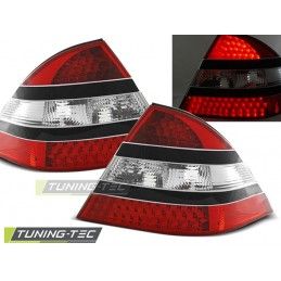 LED TAIL LIGHTS RED BLACK fits MERCEDES W220 S-KLASA 09.98-05.05, Classe S W220