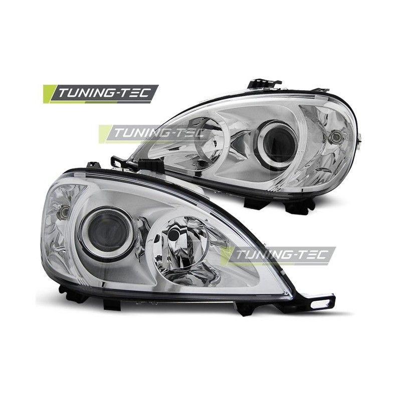 HEADLIGHTS CHROME fits MERCEDES W163 ML M-KLASA 03.98-08.01, ML W163