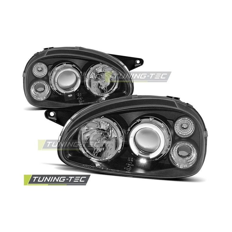 OPEL CORSA B 02.93-10.00 ANGEL EYES BLACK, Corsa B