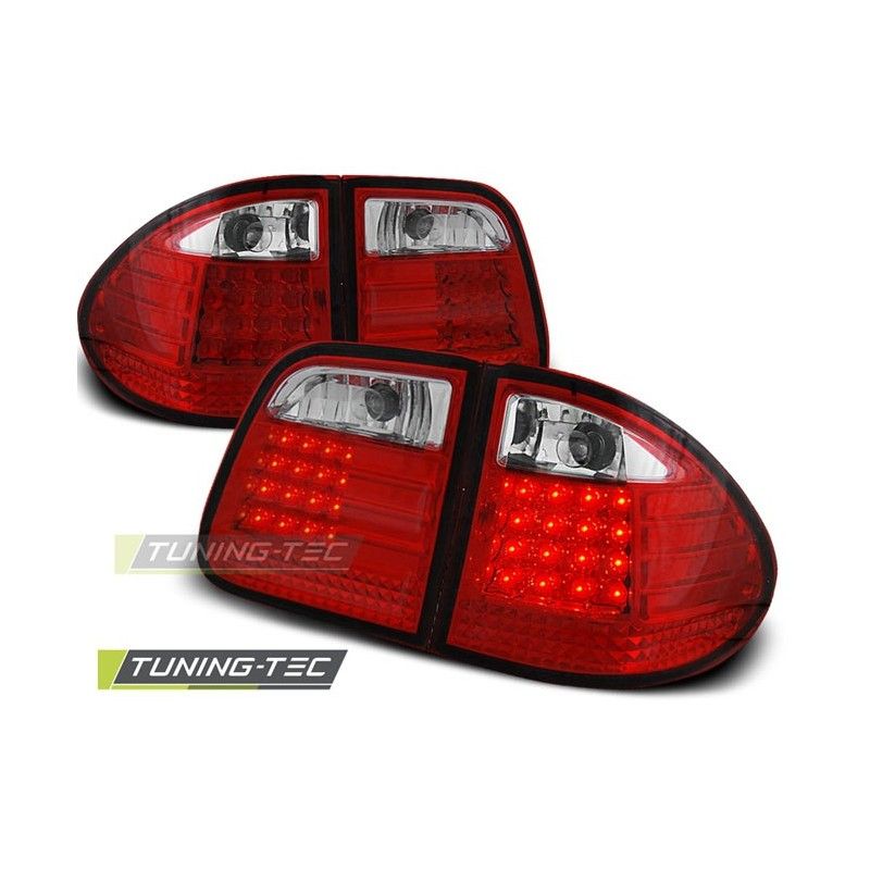 LED TAIL LIGHTS RED WHITE fits MERCEDES W210 E-KLASA 95-03.02 KOMBI, Classe E W210