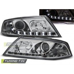 HEADLIGHTS DAYLIGHT CHROME fits SKODA OCTAVIA 2 03.04-08, Octavia II 04-13