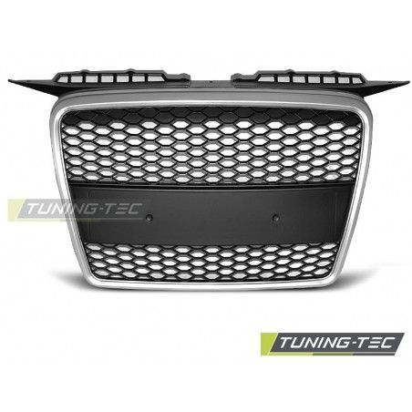 GRILLE SPORT SILVER fits AUDI A3 06.05-03.08, A3/ S3/ RS3 8P