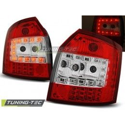 LED TAIL LIGHTS RED WHITE fits AUDI A4 10.00-10.04 AVANT, A4 B6 00-05